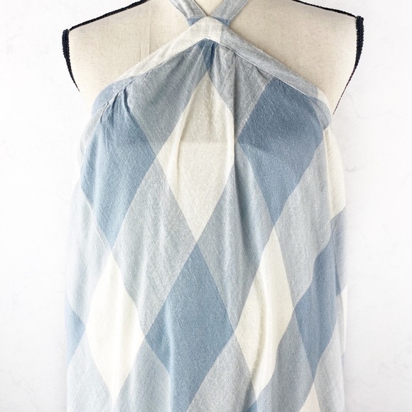 [Tularosa] Halter Gingham Pom Pom Dress - Picture 11 of 16